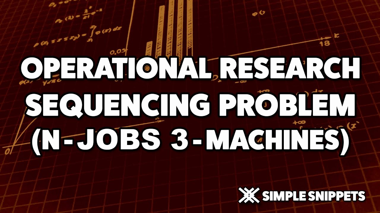 Sequencing Problem N jobs on 3 Machines
