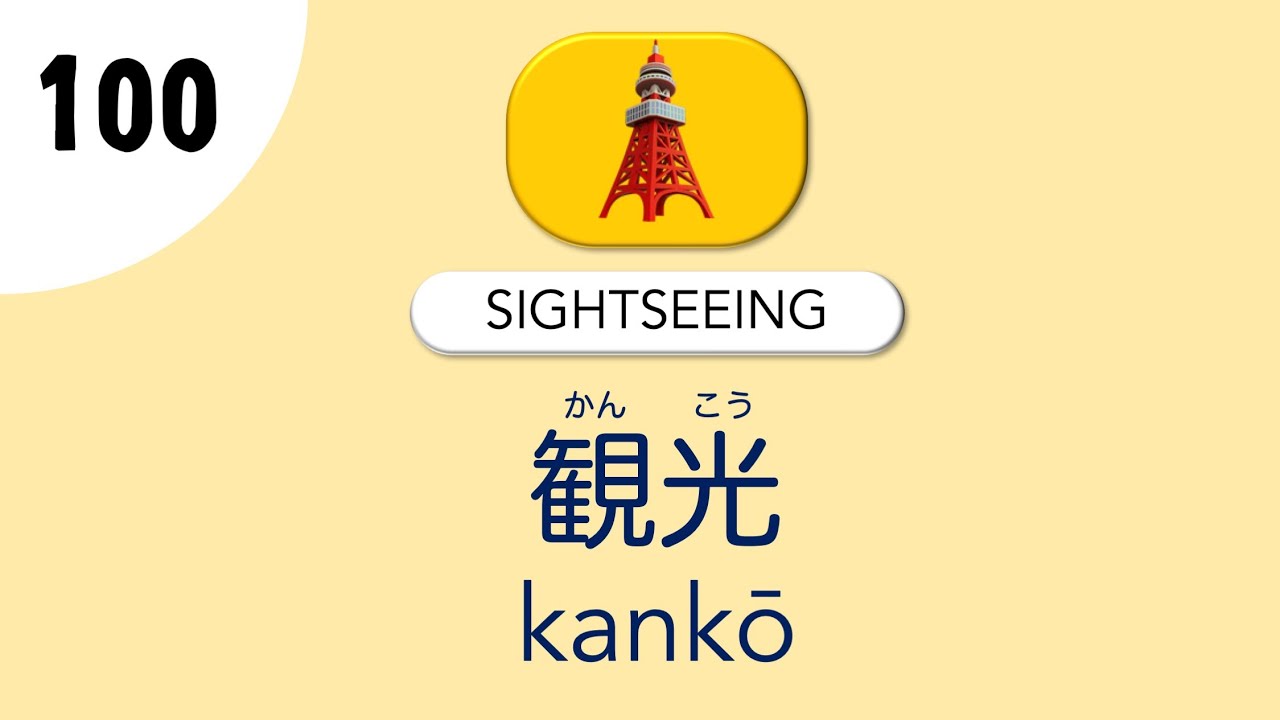 【#6 Trip】ーLearn  Basic Japanese Nouns for Beginners