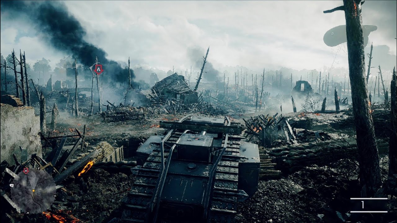 Through Mud and Blood | Realistic Immersive Gameplay | Battlefield 1 Walkthrough FullHD1080p60fps