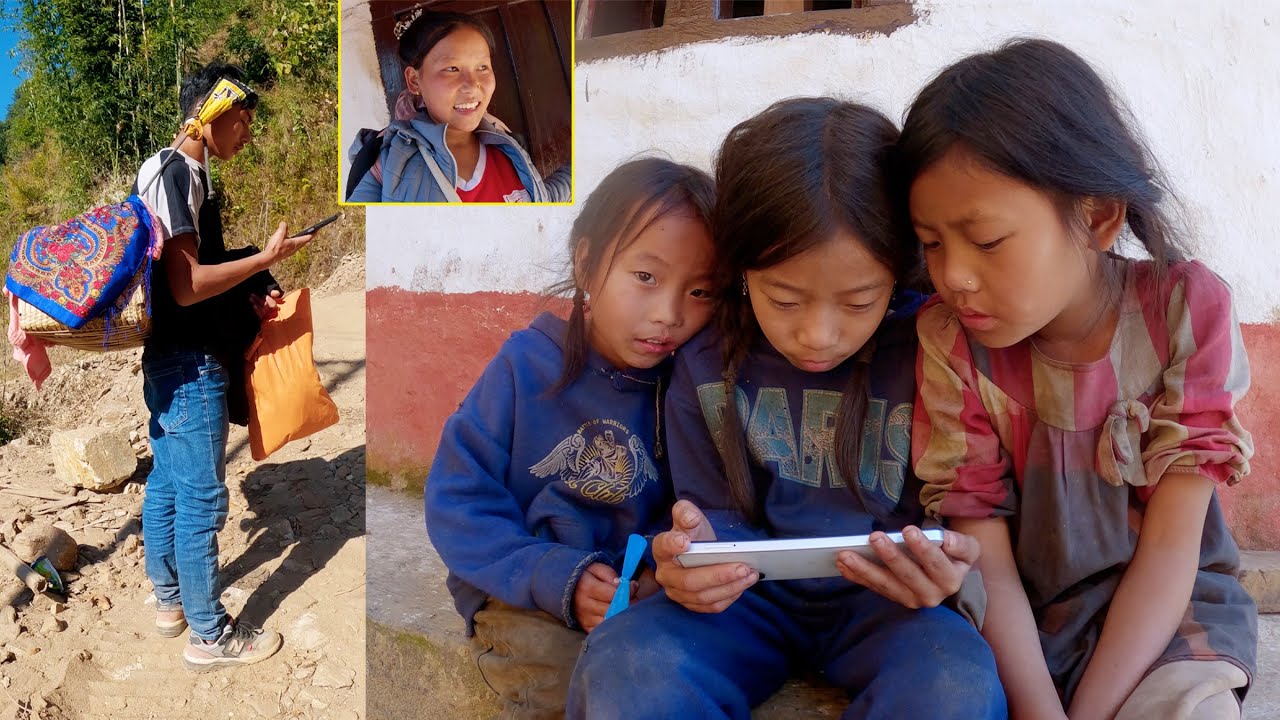 Meeting with Parents & Siblings in Khotang II Aaditma's first day in grand parents home