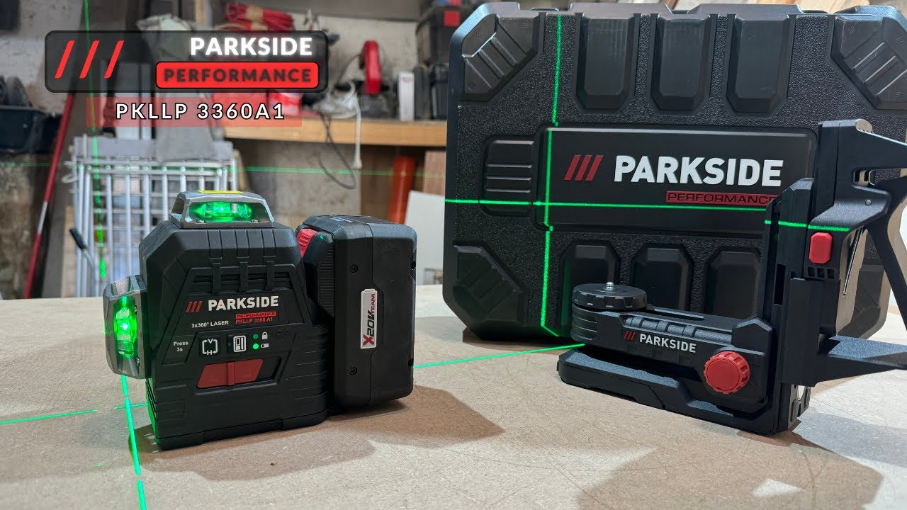 PARKSIDE PERFORMANCE PKLLP 3360 A1  (RECHARGEABLE CROSS LASER LEVEL 20 V)