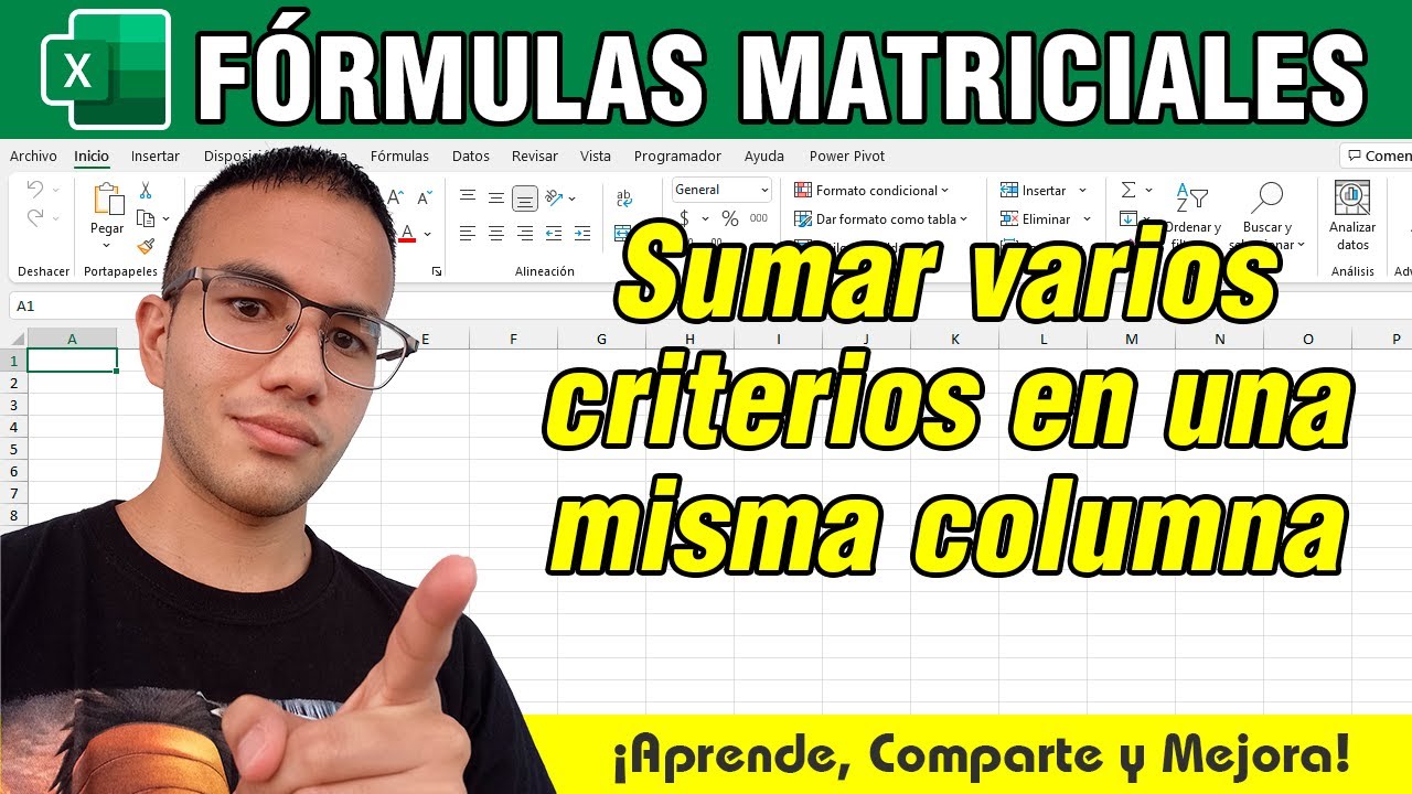 Sumar varios criterios en una misma columna en Excel