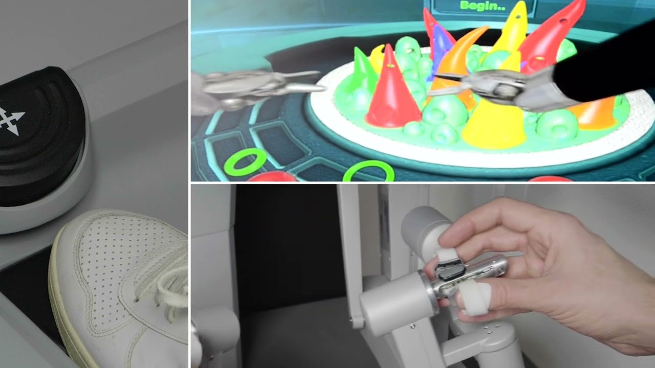 da Vinci Robot: First Steps in Instrument Handling