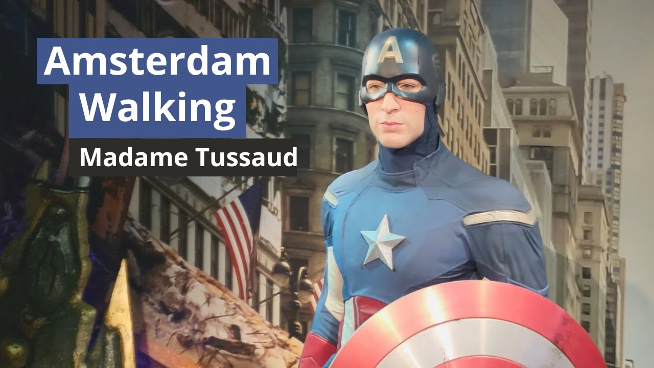 Amsterdam Walk. Madame Tussauds Tour [ASMR] 2024