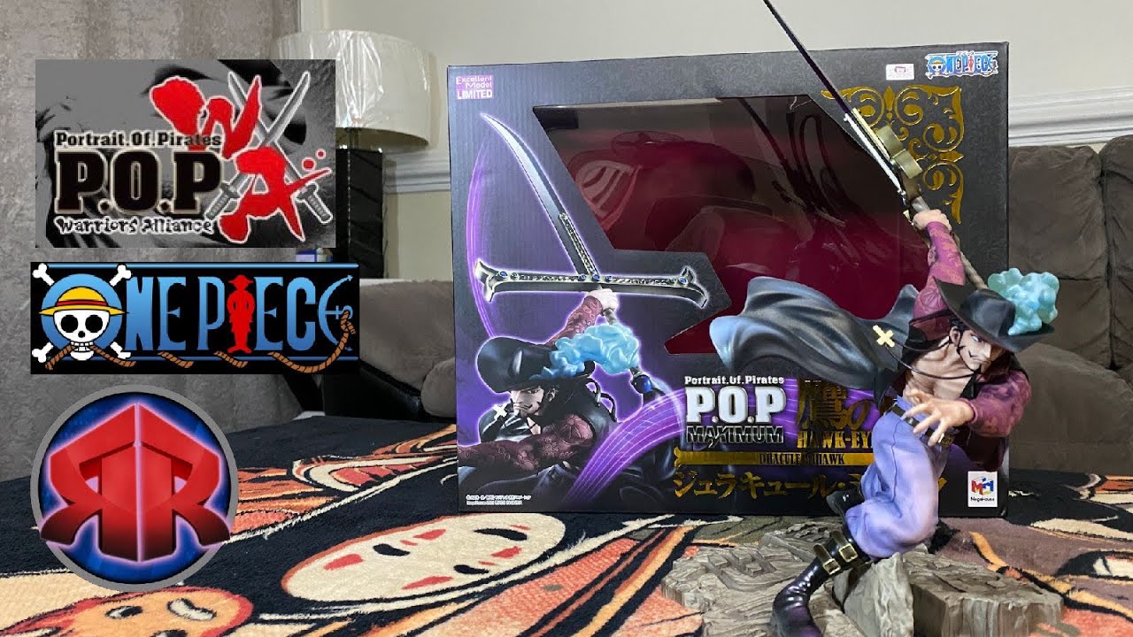 Megahouse Portrait of Pirates Neo Maximum - Dracule Mihawk Unboxing