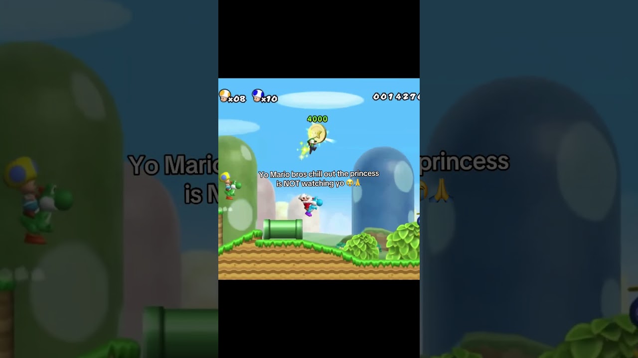 Mario bros she is NOT watching 😭🙏