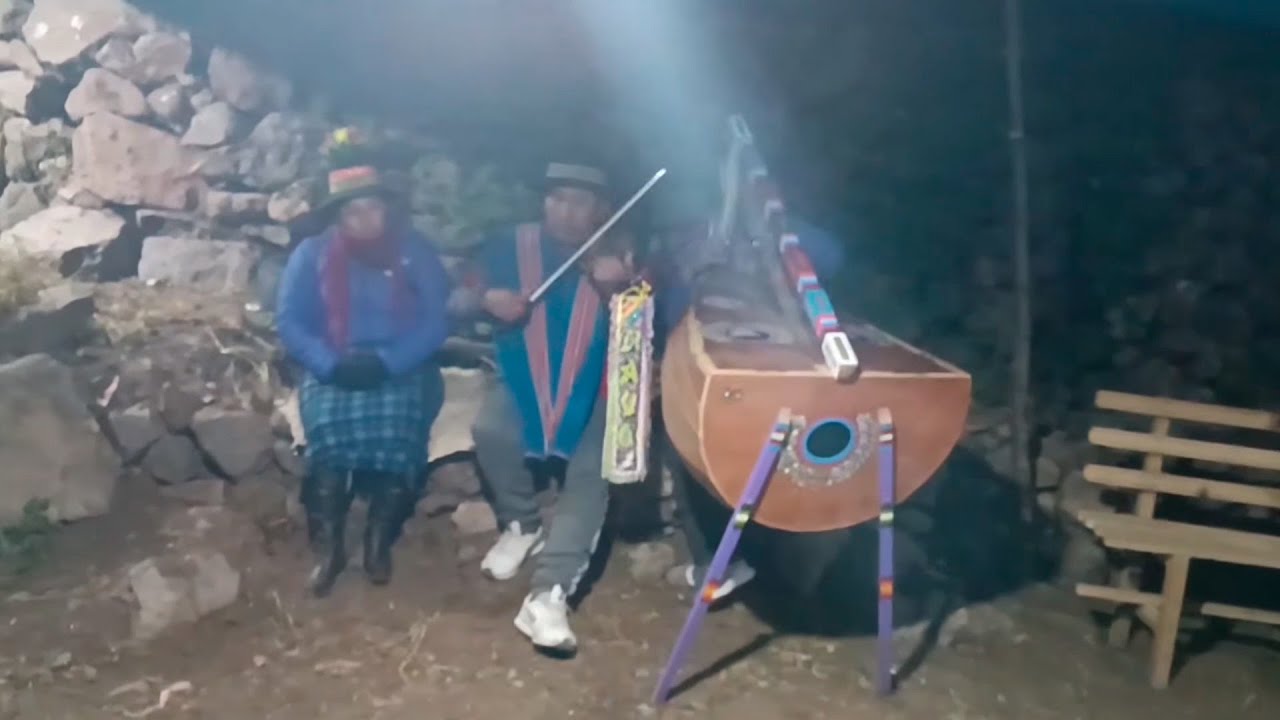 JARANA CON ARPA Y VIOLIN CON BERTHITA CORAZON DE SANTA ROSA DE PUQUIO