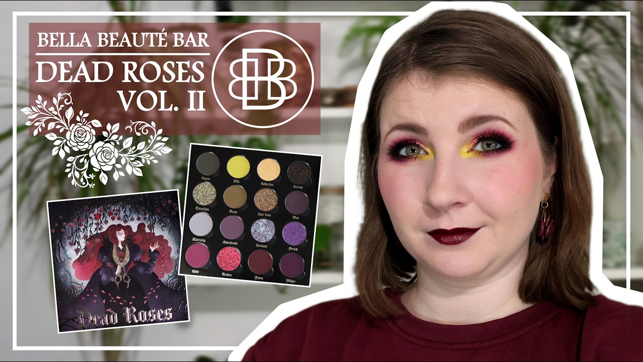 DEAD ROSES VOl. II 🥀 Bella Beauté Bar | Indie Eyeshadow Palette | Review & Makeup Tutorial | deutsch