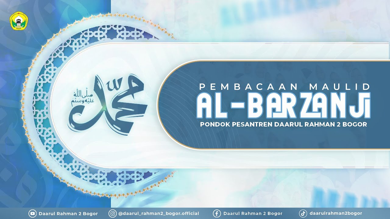 🔴 LIVE | Maulid AL-Barzanji 2026 - 2027 | Pondok Pesantren Daarul Rahman
