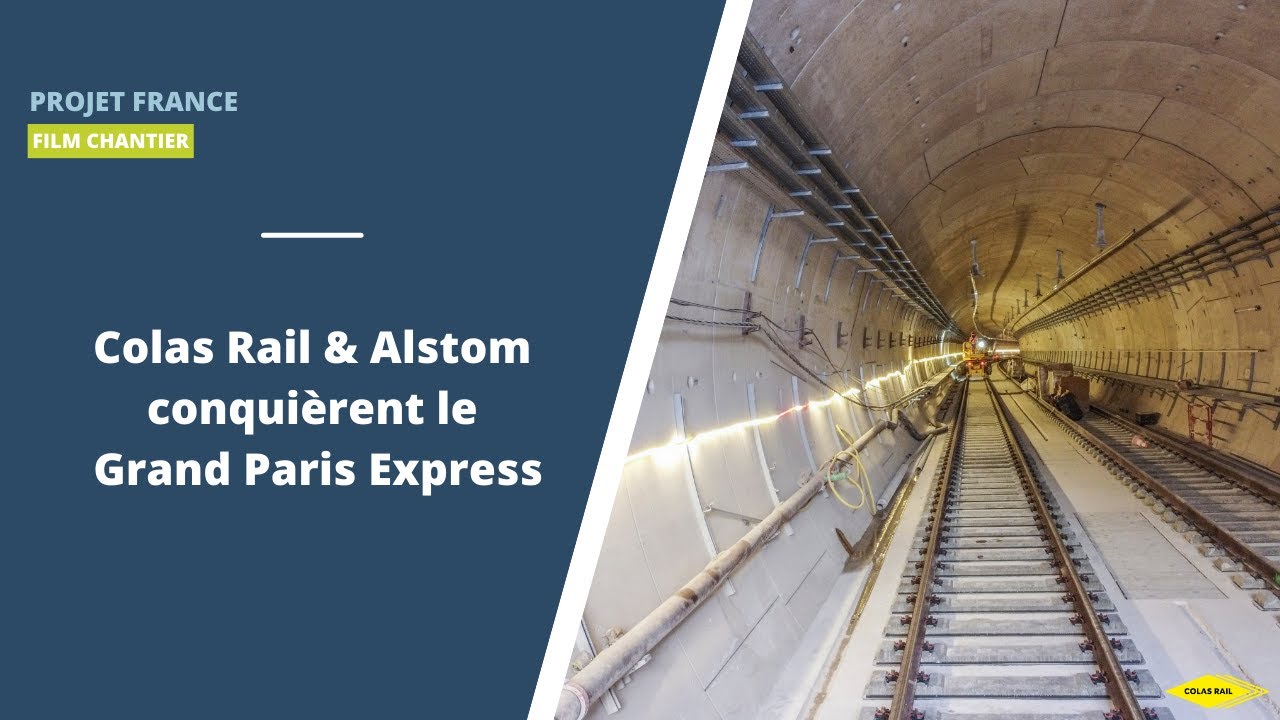 Colas Rail & Alstom conquièrent le Grand Paris Express