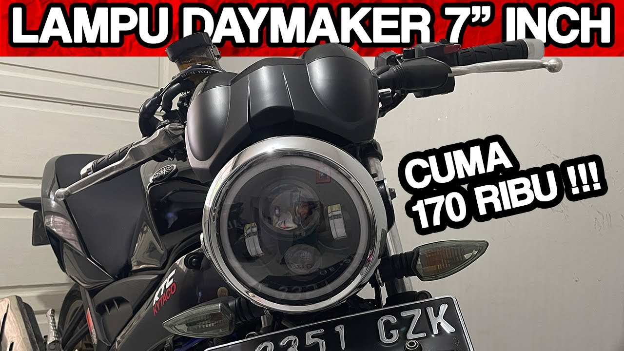 LAMPU DAYMAKER 7 INCH VIXION - ternyata gak mahal !!!
