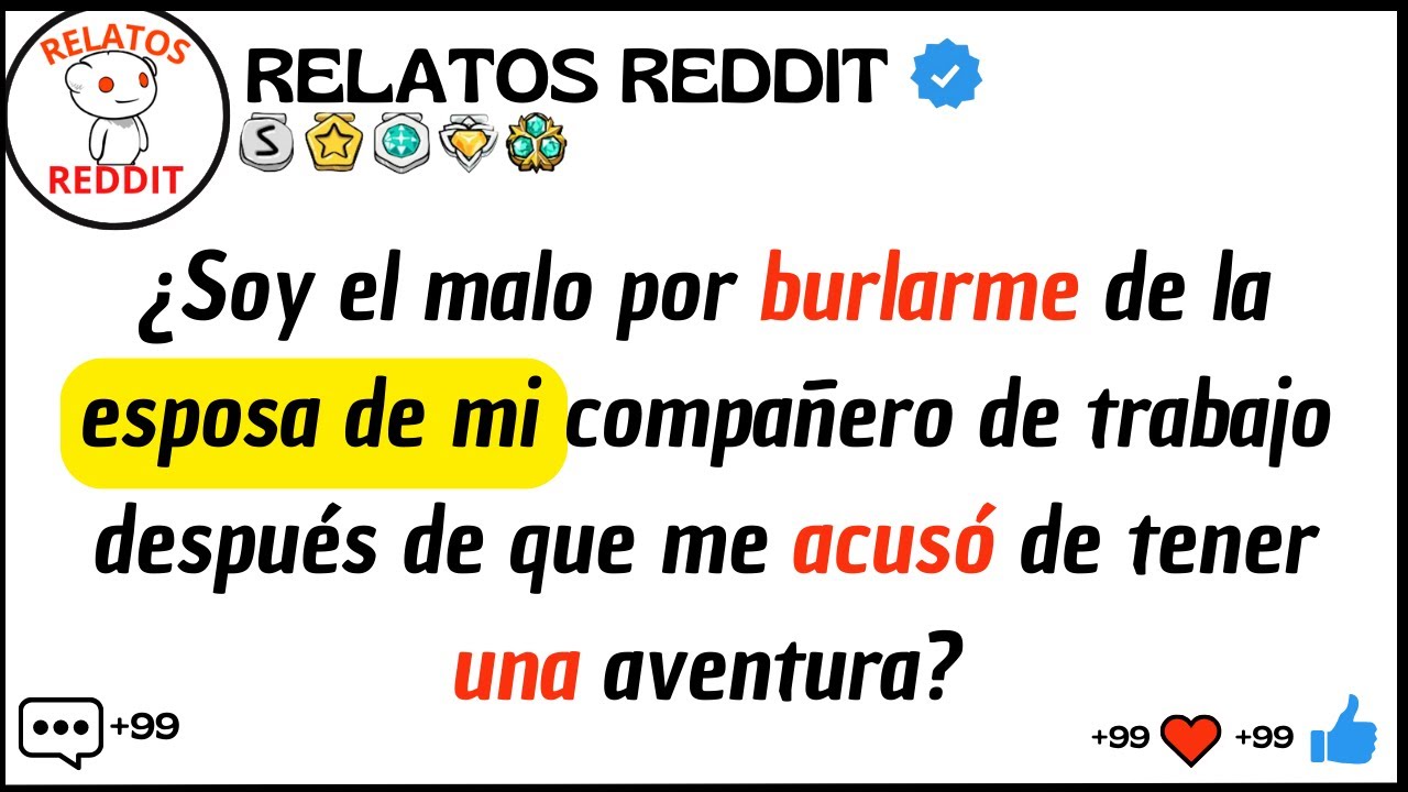 ¿Soy el malo por burlarme de la esposa de mi compañero de trabajo después de que me acusó de tene...