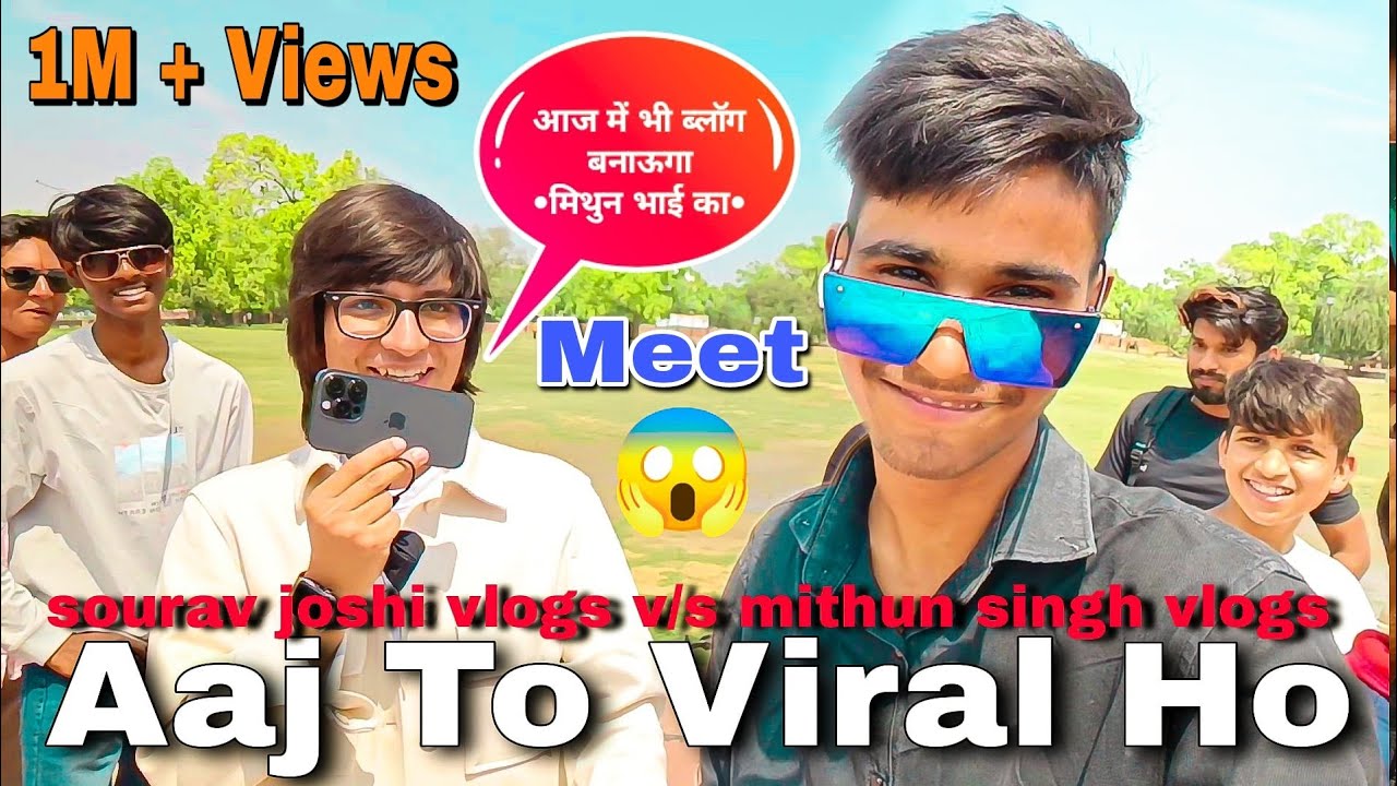 @souravjvlogs meet mithun singh vlogs | new vlog India gate |  sourav joshi ka reaction 😂||