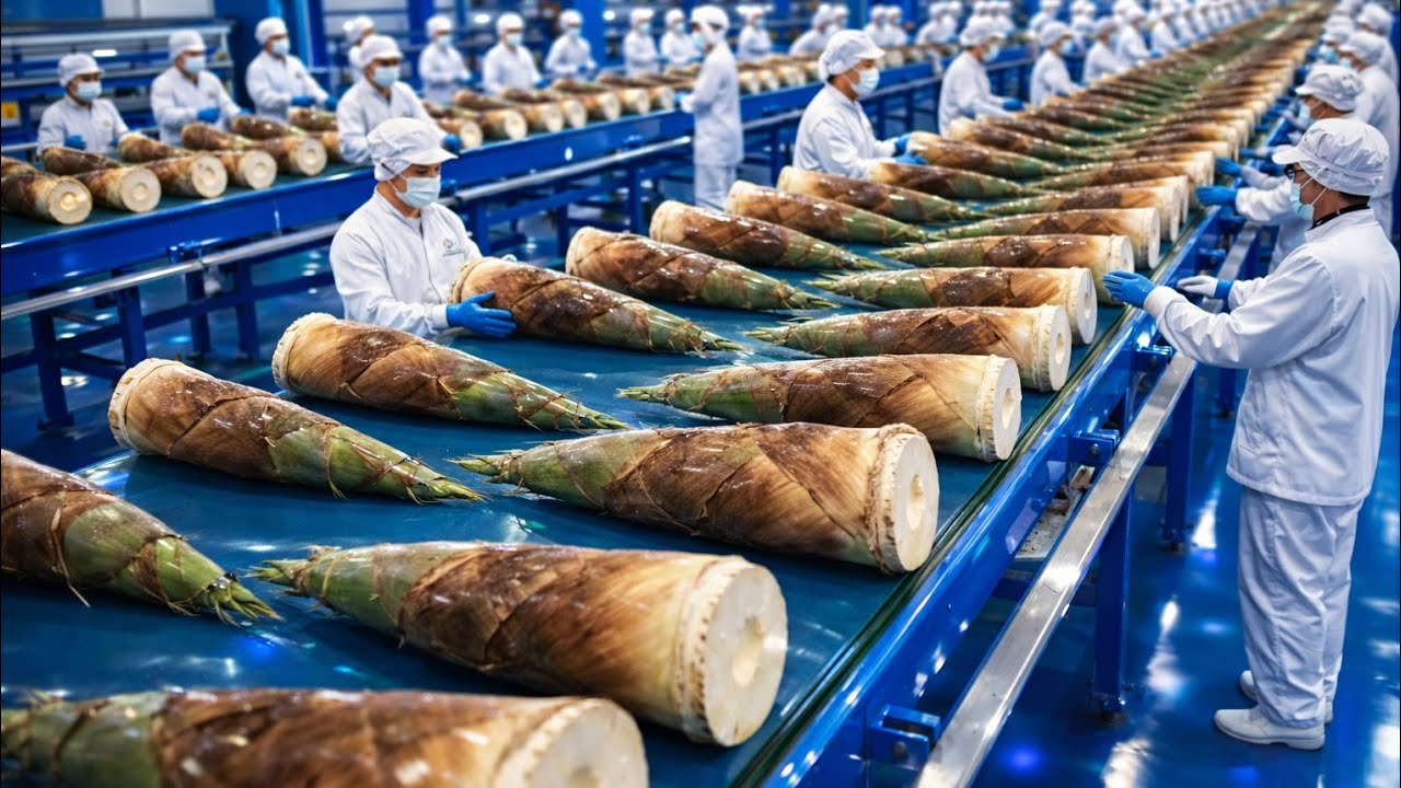 Inside a High-Tech Bamboo Processing Factory You&rsquo;ve Never Seen Before | Modern Bamboo Manufacturing