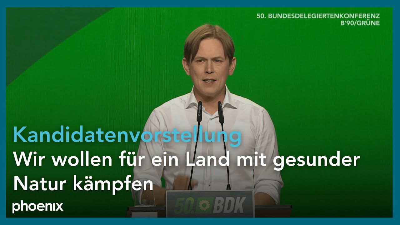 Gr&uuml;nen-Parteitag: Heiko Knopf - Kandidatenvorstellung Stellv. Bundesvorsitzender
