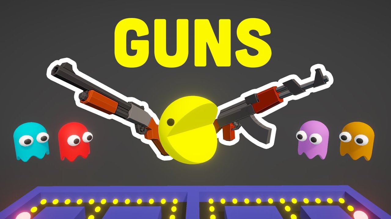 I made a Pacman Game but with Guns