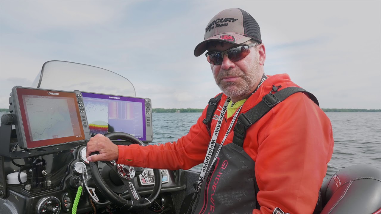 Using your Electronics to find Weedlines Holding Fish
