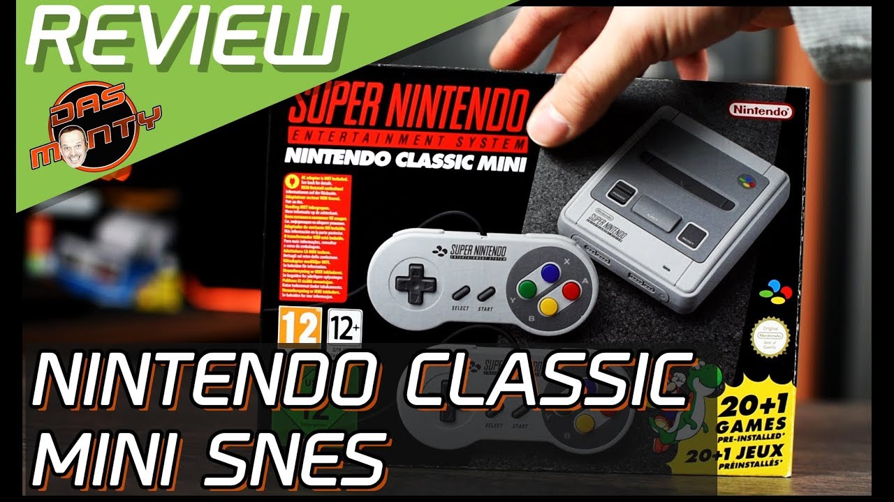 Review Nintendo Classic Mini SNES / Super-Nintendo | Mit Outtakes 😉 | DasMonty