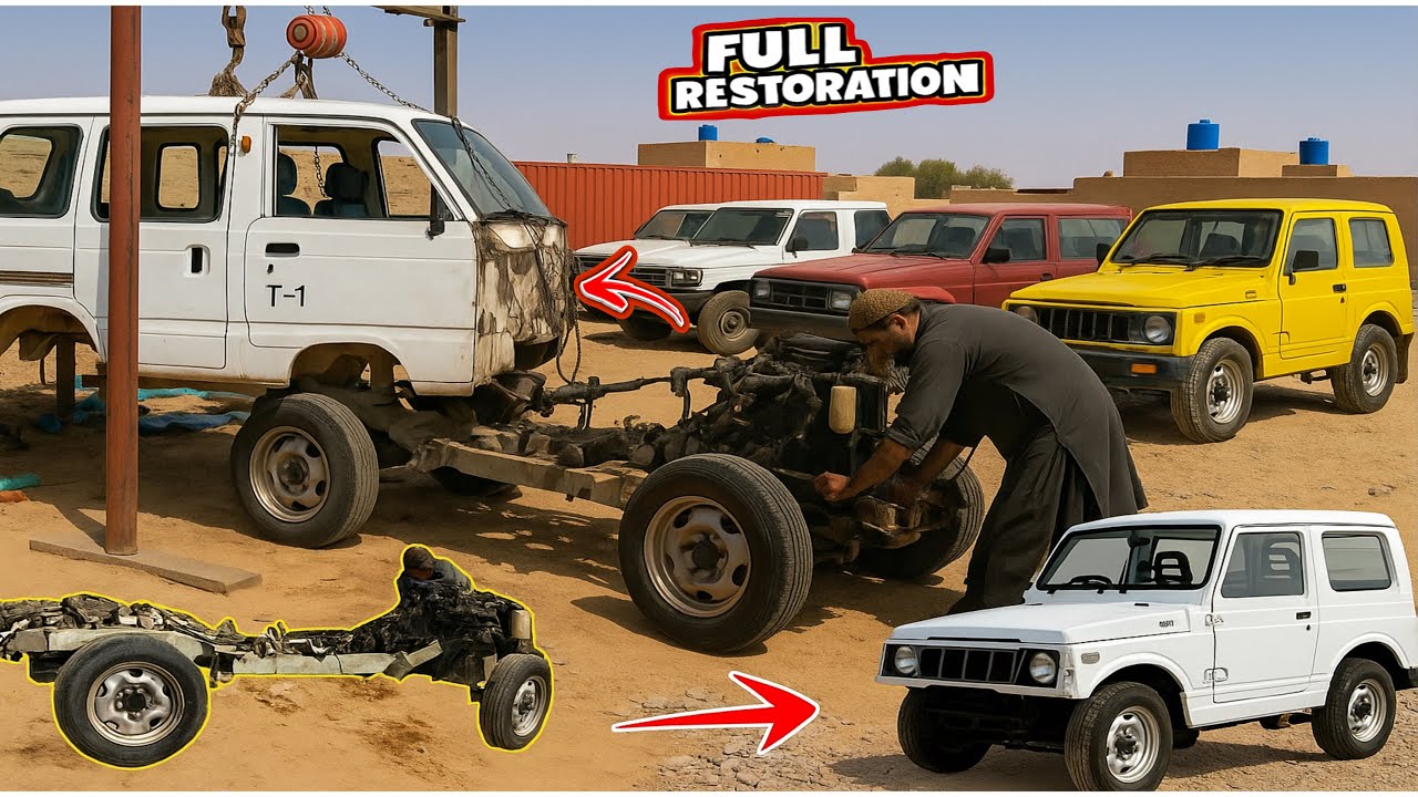 The 4x4 Jeep import from japan in thousands of pieces Our Expert Mechanic Assembled very unique ways