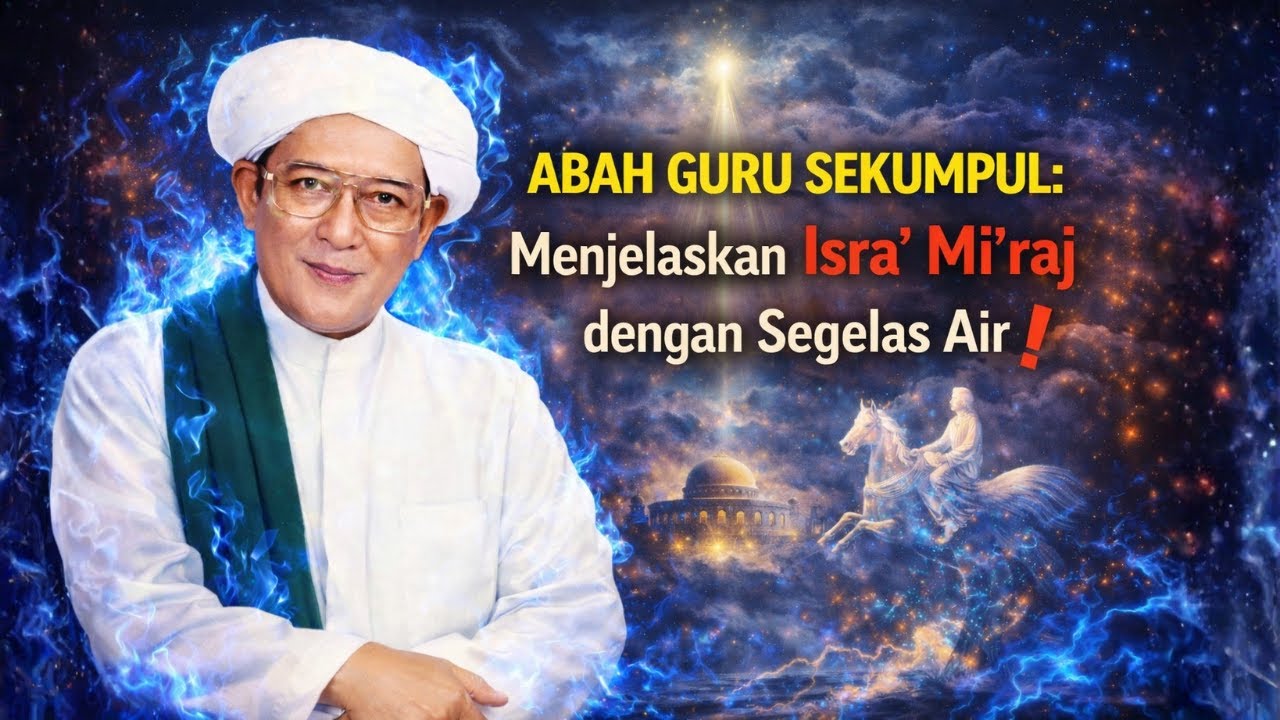 MUSTAHIL TAPI NYATA ‼️ Kisah Karomah Abah Guru Sekumpul Menjelaskan 'Konsep Waktu' Isra' Mi'raj.