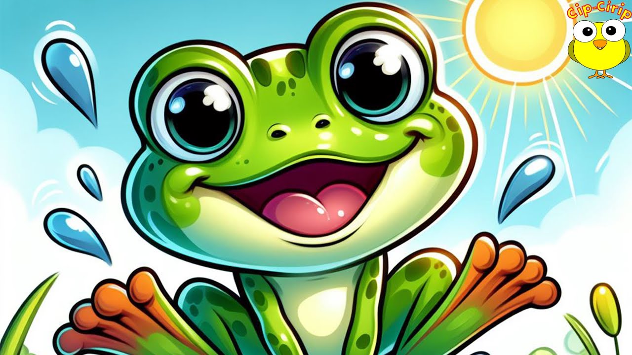 Hai sa ne balacim impreuna cu broscuta! - Cantece pentru copii (desene animate) | Cip-Cirip