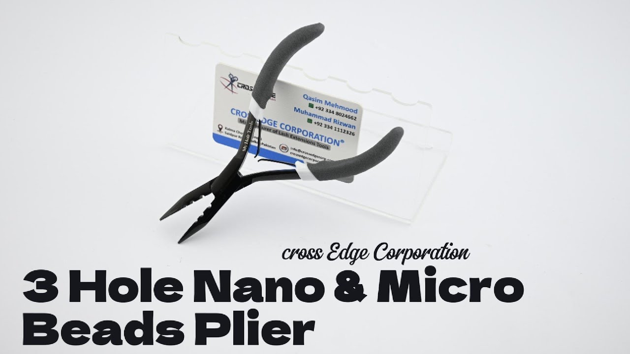 3 Hole Nano & Micro Beads Plier  Hair Extension Tools | Bead Application Tools