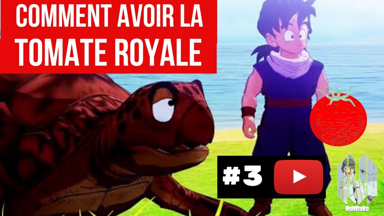 TUTO-COMMENT AVOIR LA TOMATE ROYALE DANS Dragon Ball Z KAKAROT (Quête) FR