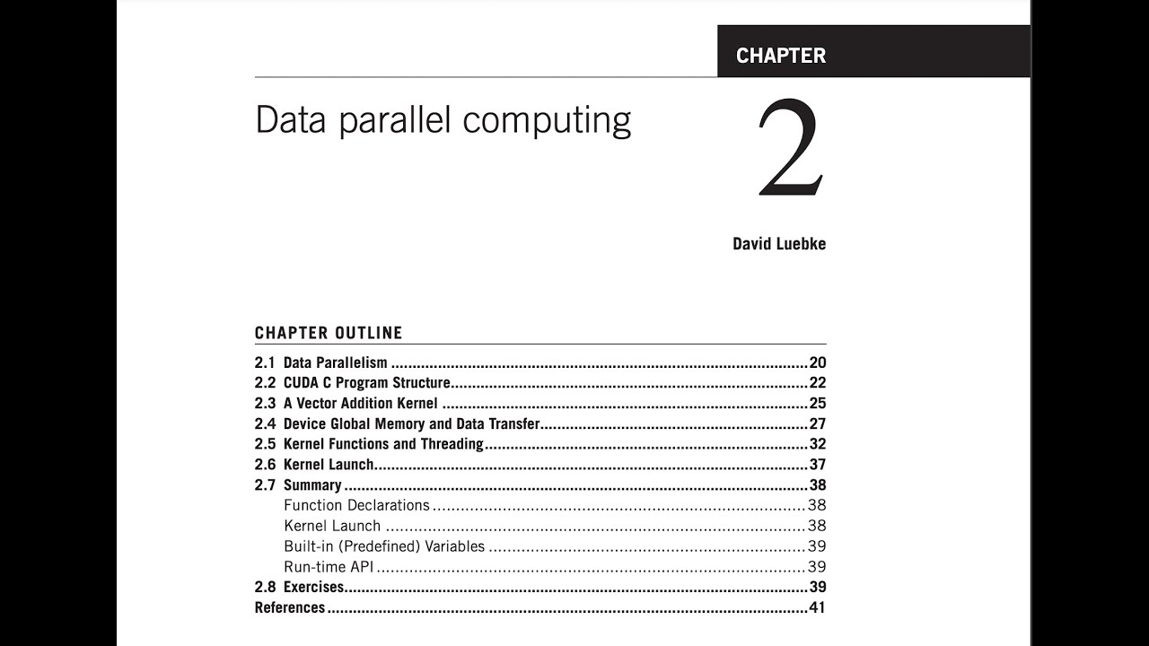 Chapter 2 Data parallel computing complete in one video | Programming Massively ParallelProcessors