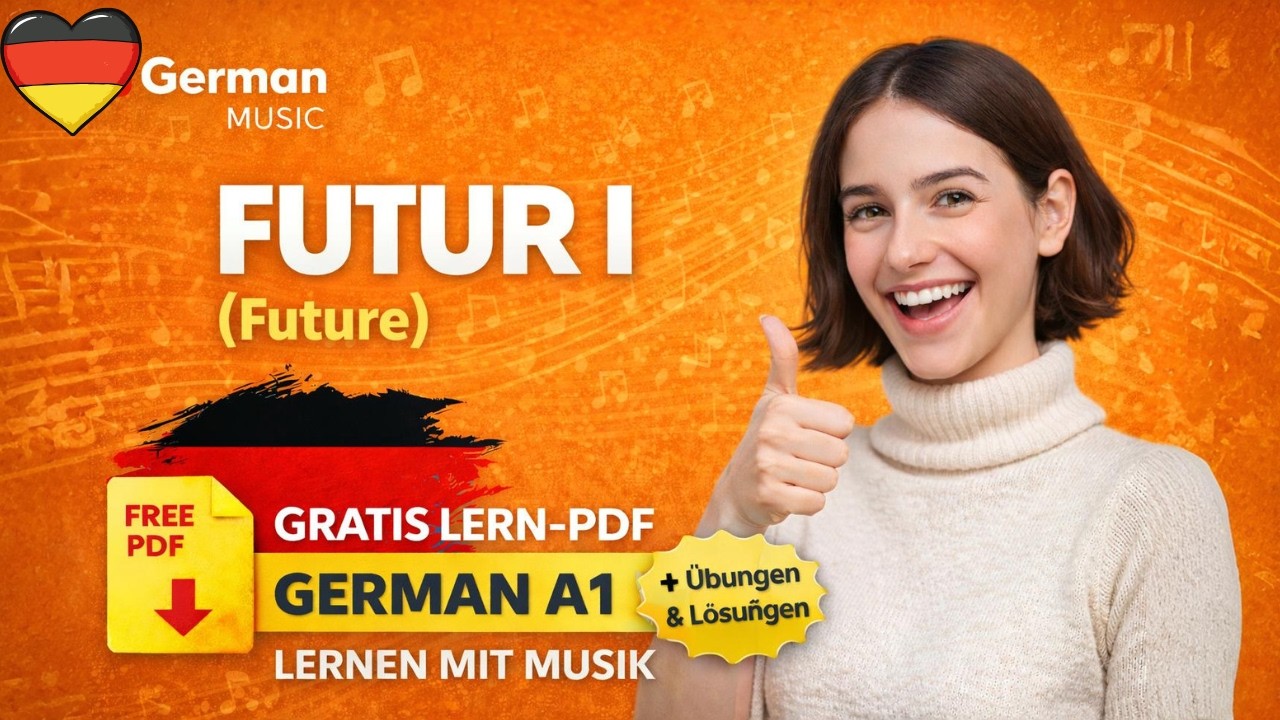 German Future Tense Song 🎵 Futur I einfach lernen  Deutsch lernen mit Musik
