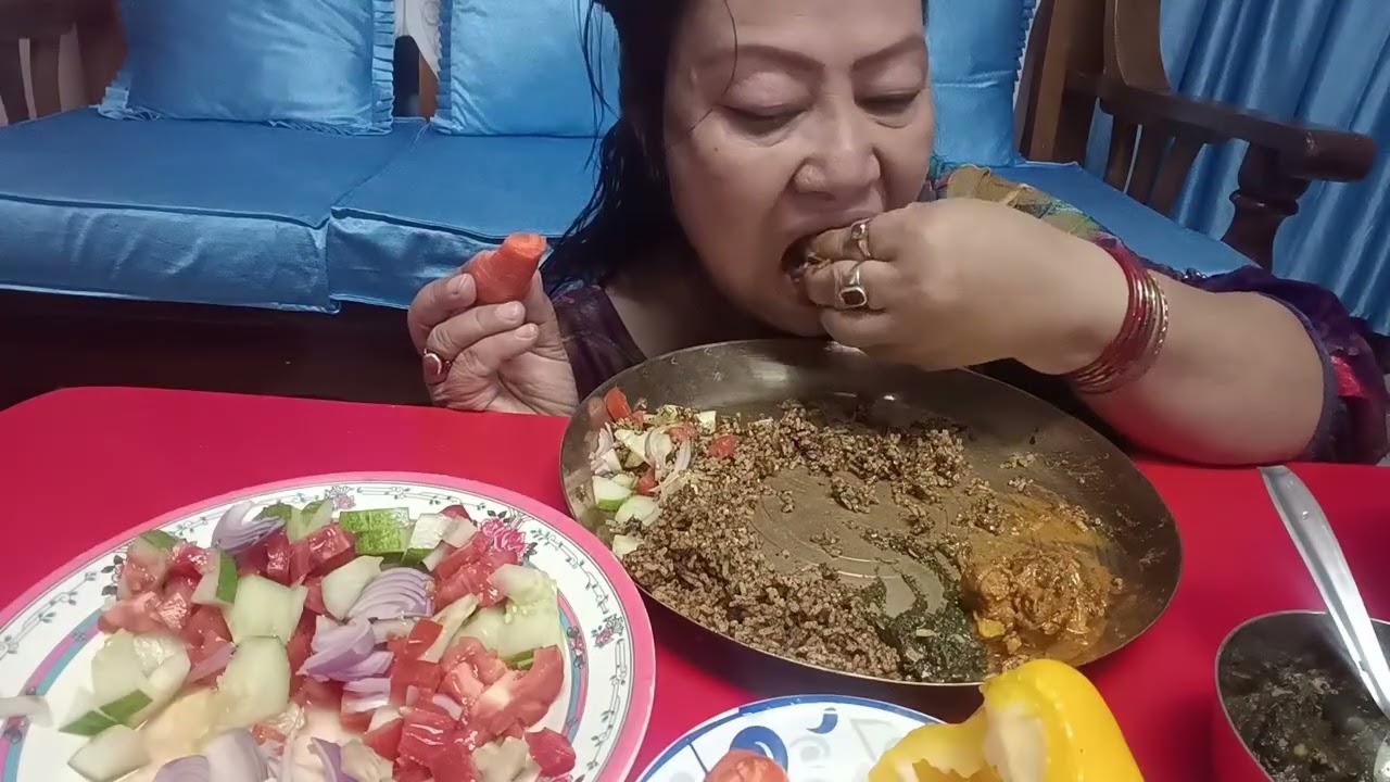 Mukbang: KHASI traditional food🥗🫜😋❣️