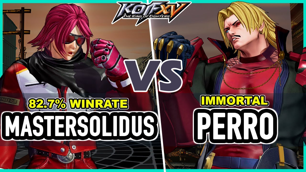 KOF XV 🔥 Mastersolidus (Krohnen/Kukri/Geese) vs Perro (Rugal/O.Shermie/Ramón)