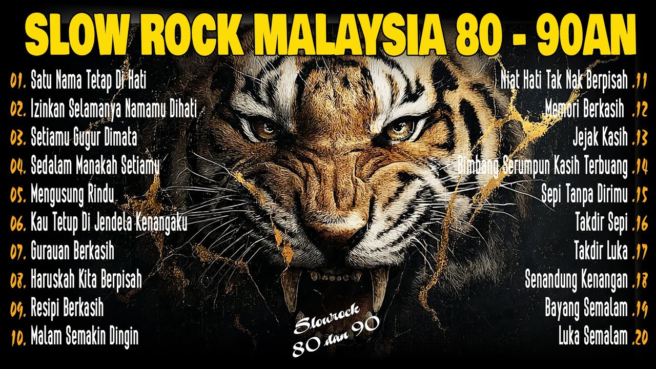 🎼 Slow Rock Malaysia Nostalgia &ndash; Lagu Malaysia 90an Terbaik&ndash; Lagu Jiwang Legenda yang Menyentuh Hati