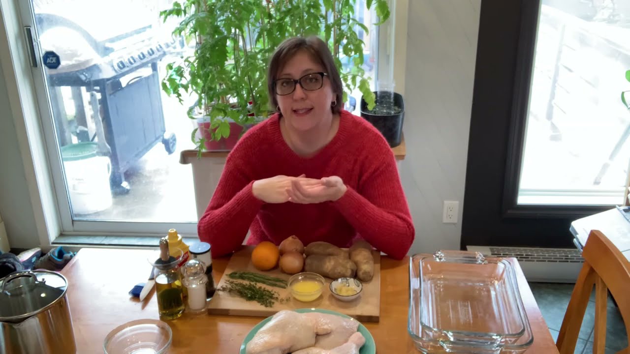 BAAF -  À vos chaudrons -  Cuisses de Poulet à l'orange et pommes de terre au four
