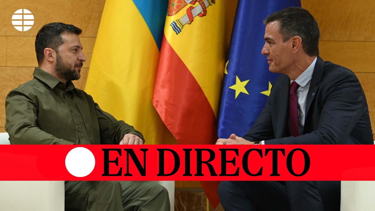 🔴 DIRECTO | Pedro Sánchez comparece junto a Zelenski en La Moncloa