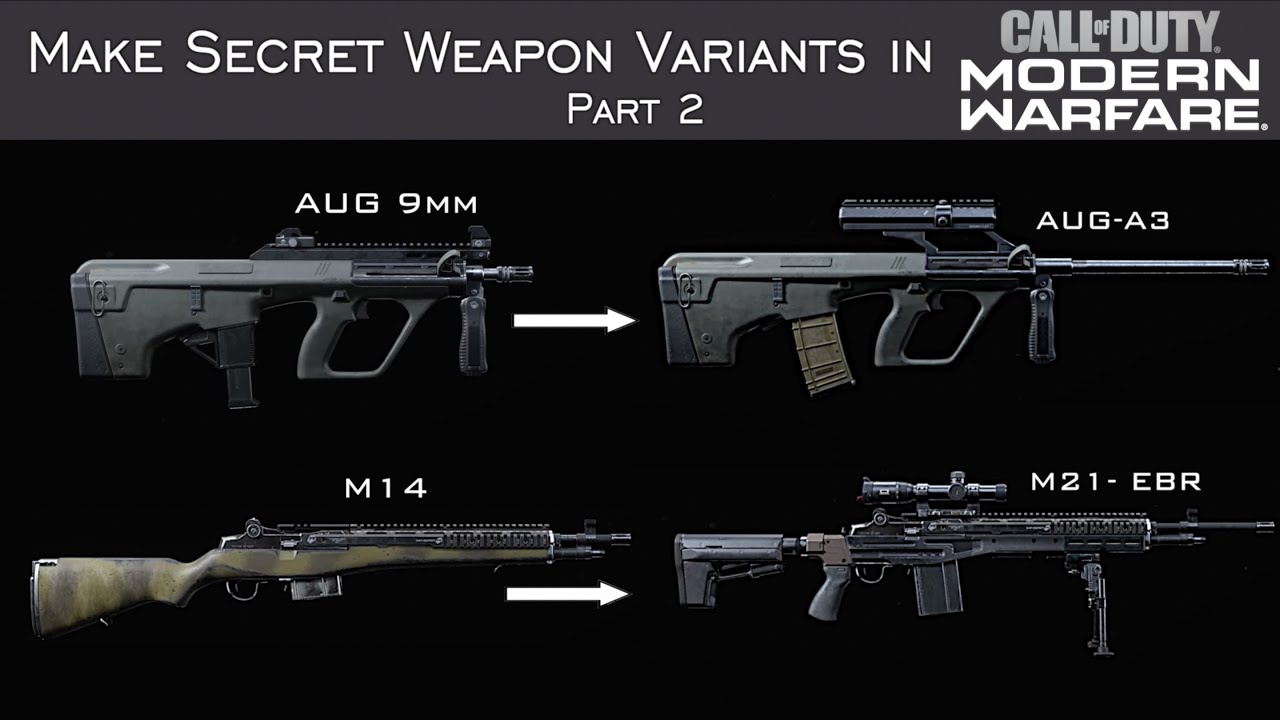 How to Create Hidden Weapons in Modern Warfare - Part 2