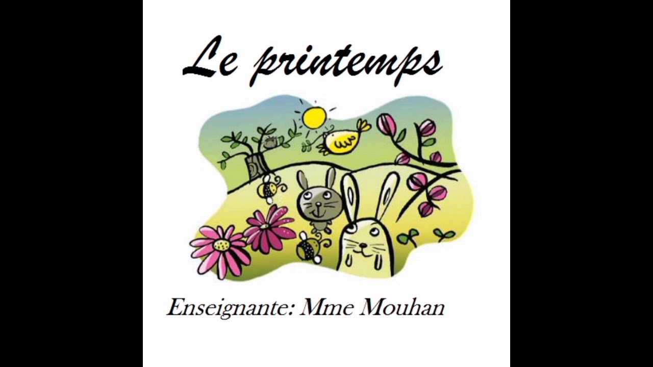 Le printemps.  poème . unité 8 _ Mouhan