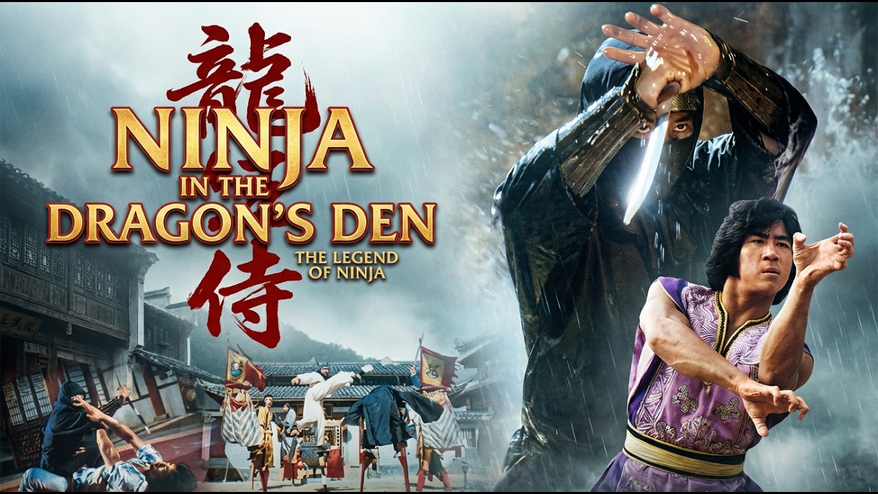 Ninja in the Dragon's Den (1982) | Full Martial Arts Movie | Classic Ninja vs Kung Fu Action