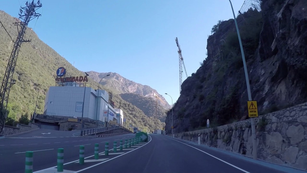 Andorre Entrée dans le pays, Gopro / Andorra Entry into the country, Gopro