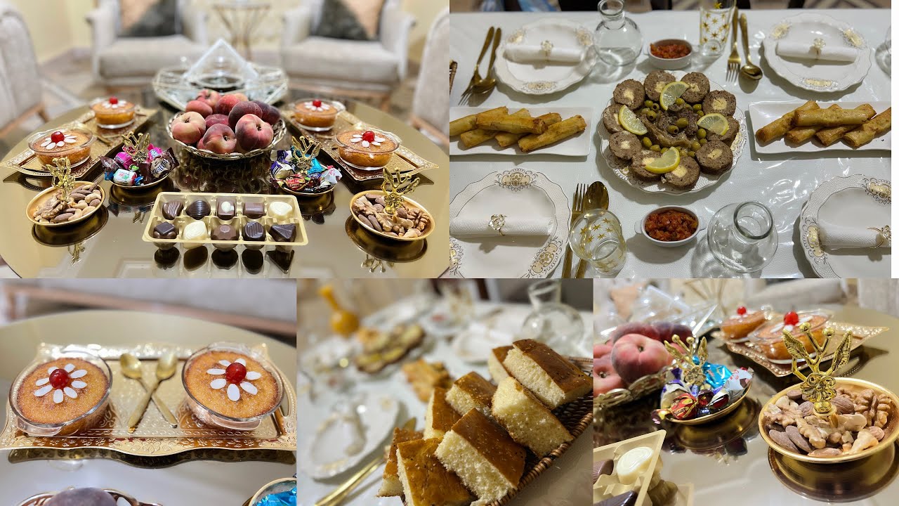 اجواء عاشورا والmenu لي طلبوه وليداتي🥰رولي بنة لعراس🤤بسبوسة سانك سانك تاكلي  توكلي خبز ايام زمان😍