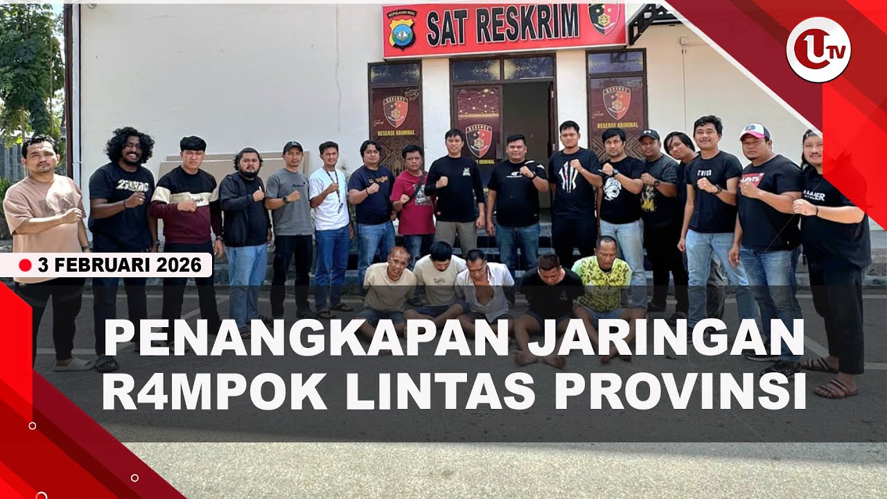 POLISI RINGKUS LIMA P3R4MPOK JARINGAN LINTAS PROVINSI DI BATAM | U-NEWS