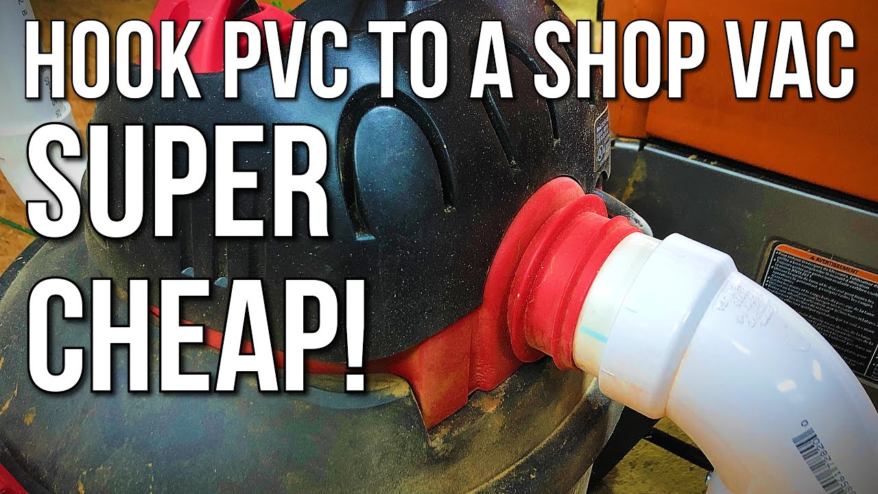 Самые дешевые адаптеры для сбора пыли Shop Vac для ПВХ с минимальным набором инструментов!