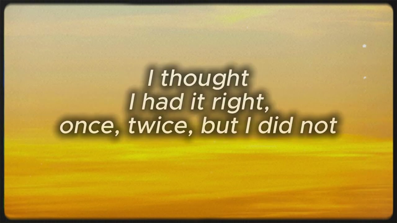 Taylor Swift - wishlist (lyrics video)