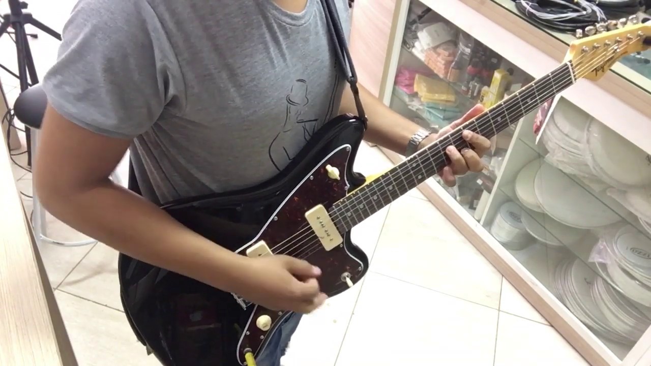 Testando a Guitarra Tagima TW61 Jazz Master Woodstock - Clean e Drive