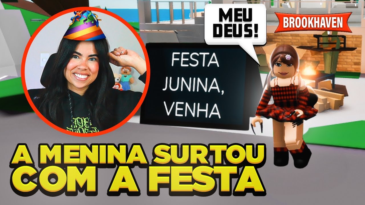 SÃO JOÃO SECRETO NA CASA DOS VIZINHOS EM BROOKHAVEN