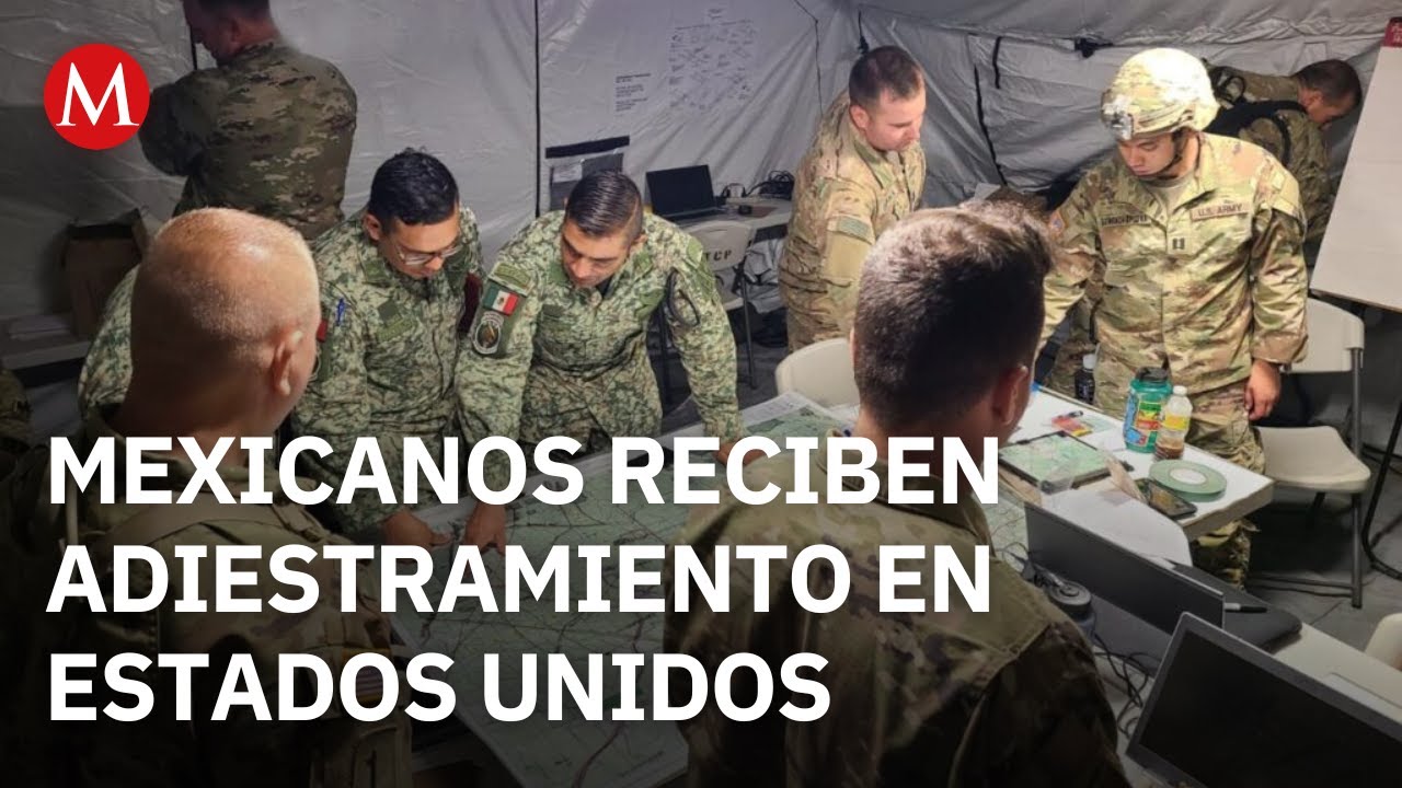 Militares mexicanos explican entrenamiento en EU y operativos del Plan DN-III