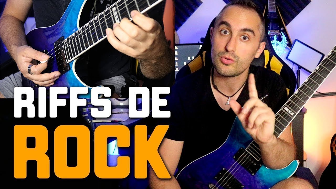 Cómo tocar RIFFS de Rock 🎸 CREA y COMPONE con tu Guitarra eléctrica