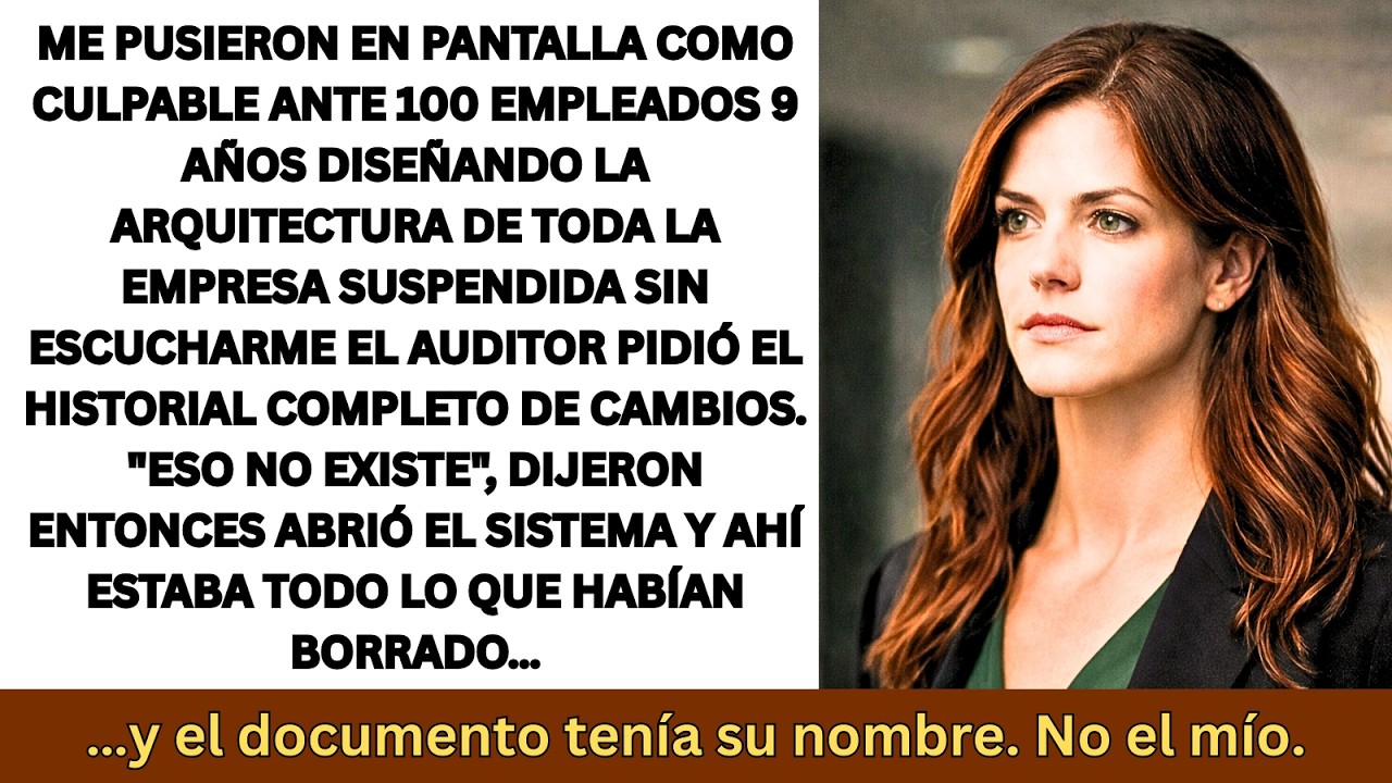 Me pusieron en la pantalla como culpable… no sabían lo que yo había dejado guardado