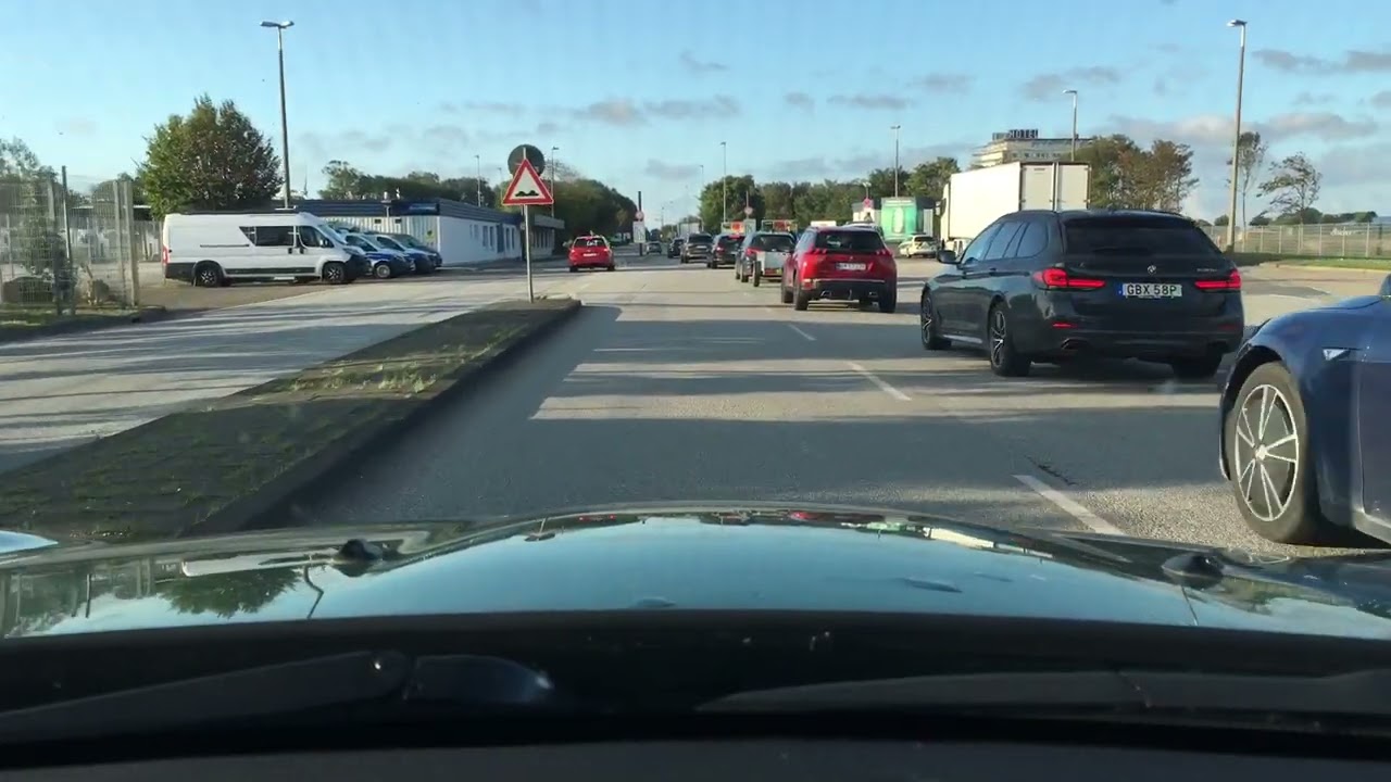R&oslash;dby - Puttgarten ferry, driving off, 02.09.2023
