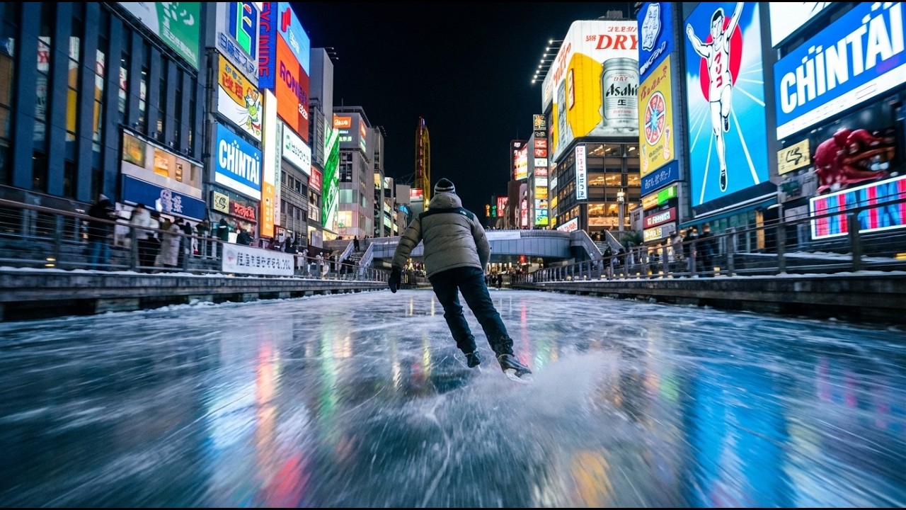 AIが日本の名所でスケートしてきました / Skating Across Japan: AI Fantasy