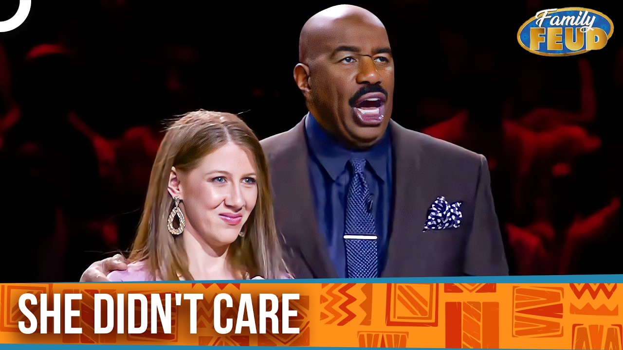 Steve Realized She ONLY Wanted Screen Time! | Fast Money | Family Feud Classics
